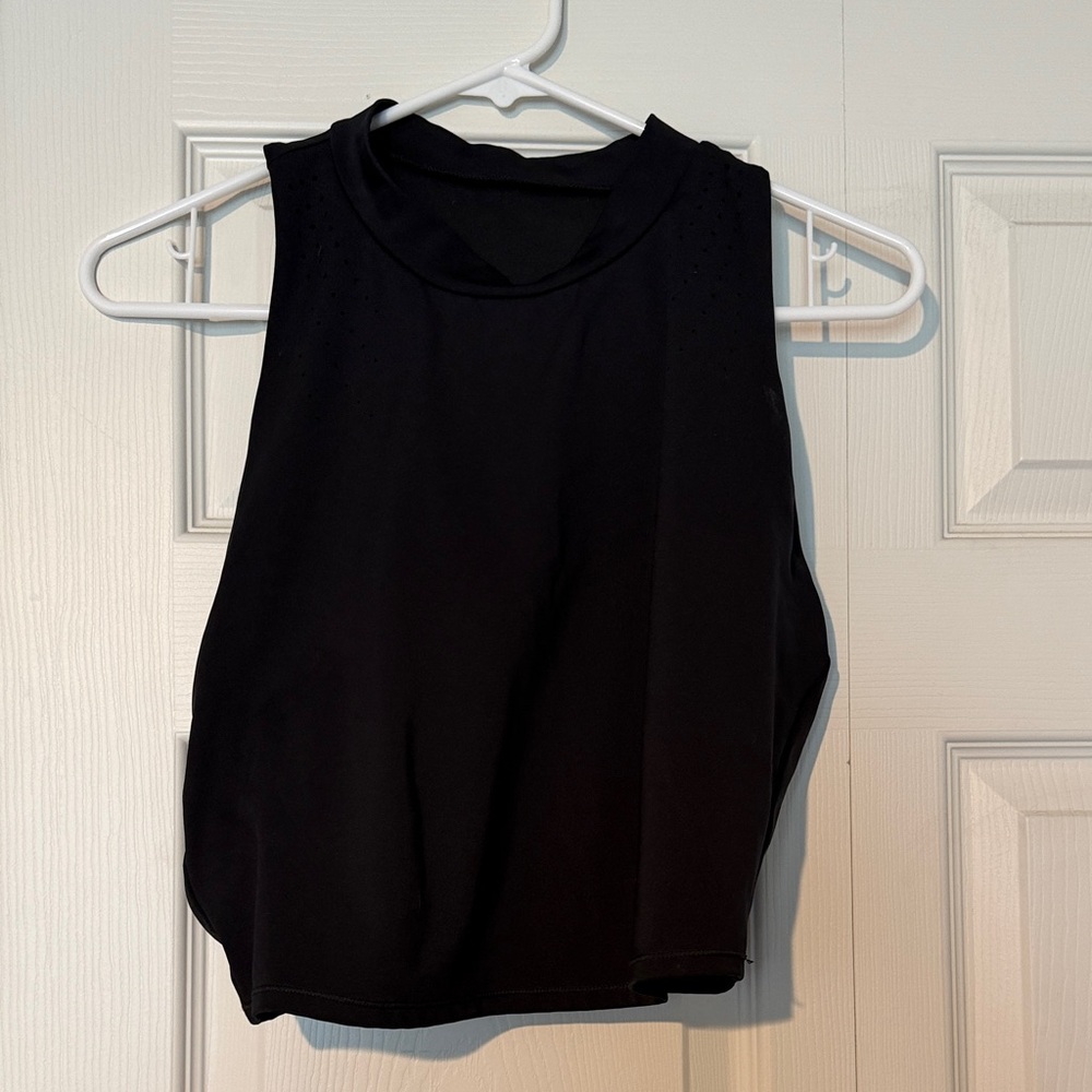 All in Motion Black Crop Top